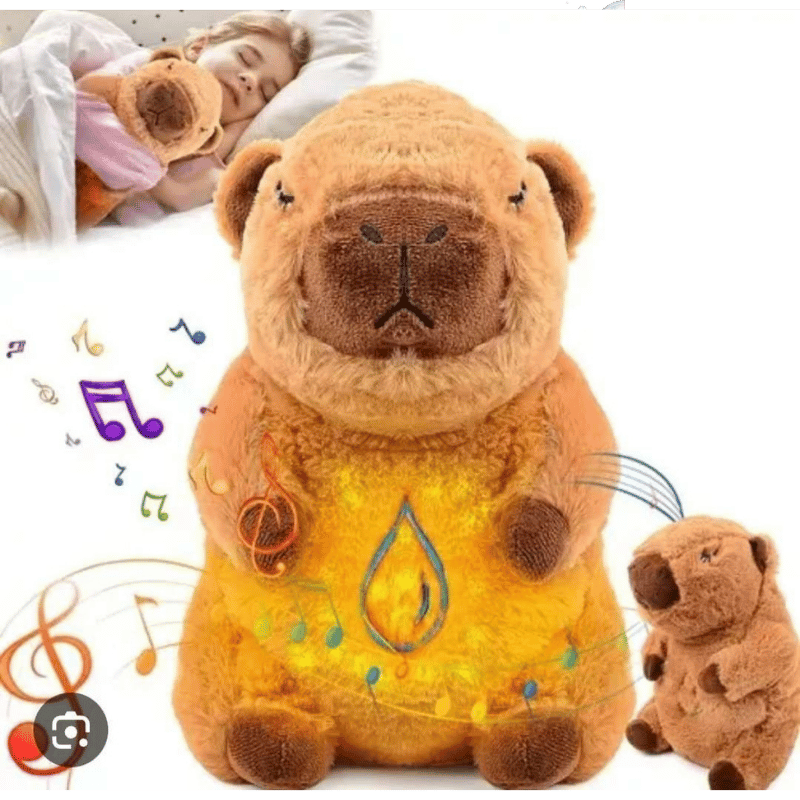 PELUCHE DE CAPIBARA QUE RESPIRA